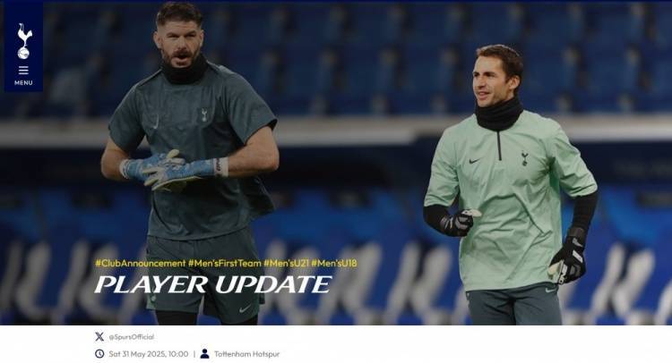 热刺官方：雷吉隆等合同期满离队 维尔纳返回莱比锡 球队买断丹索