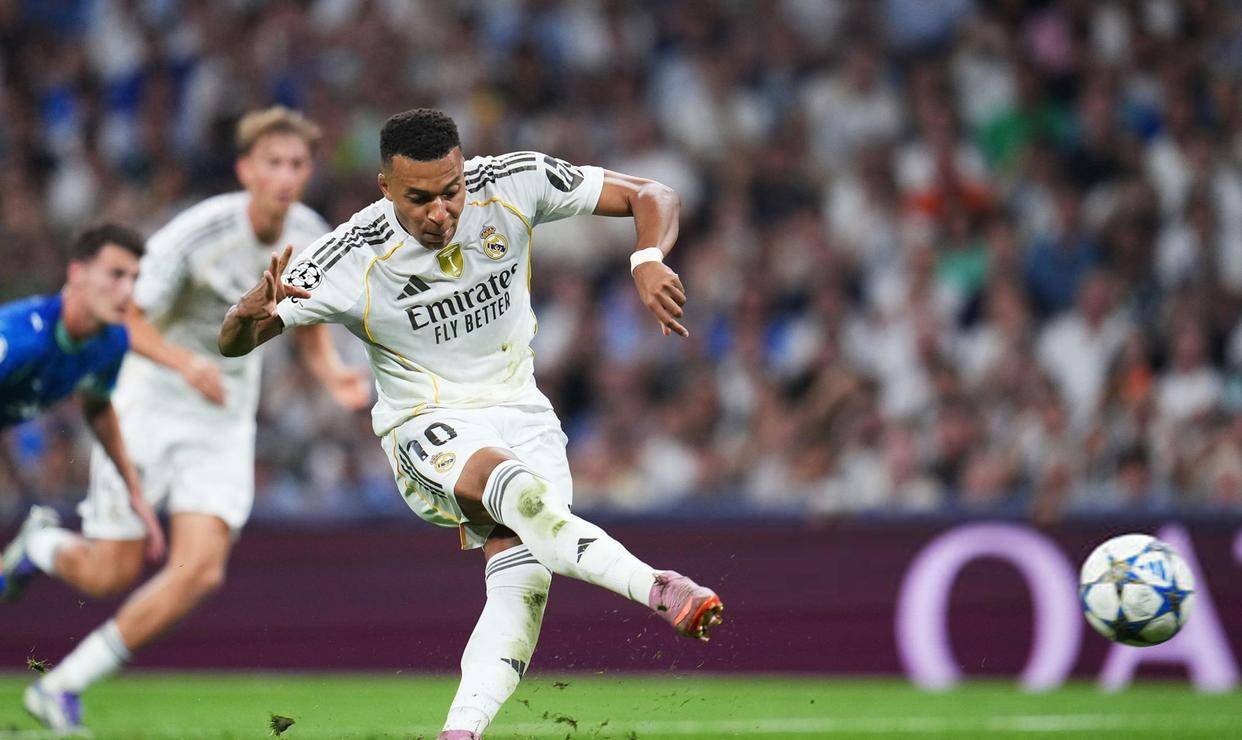 欧冠狂热夜！姆巴佩5战狂轰6球领跑射手榜！皇马2-1击败法甲劲旅马赛